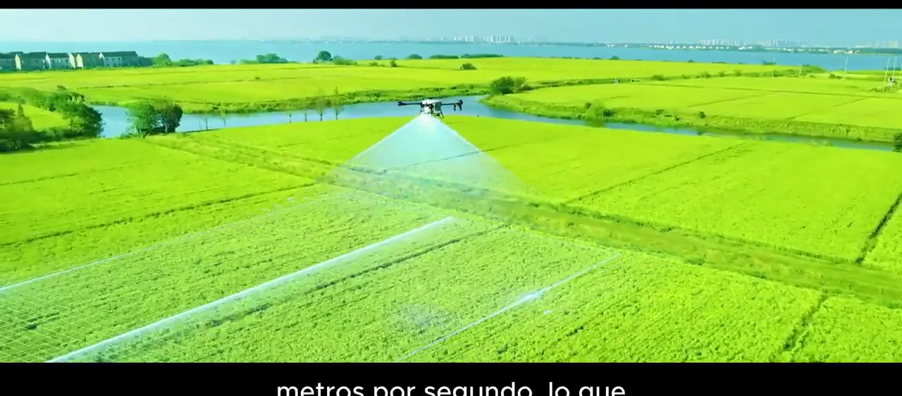 LiDAR detectando obstáculos volumétricos en parcela agrícola
